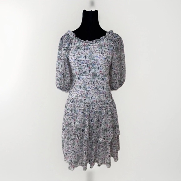 Hannah Banana Dress Womens Sz Small Or Girls Sz 16 Fairy Coquette Dainty Sheer - Picture 1 of 9